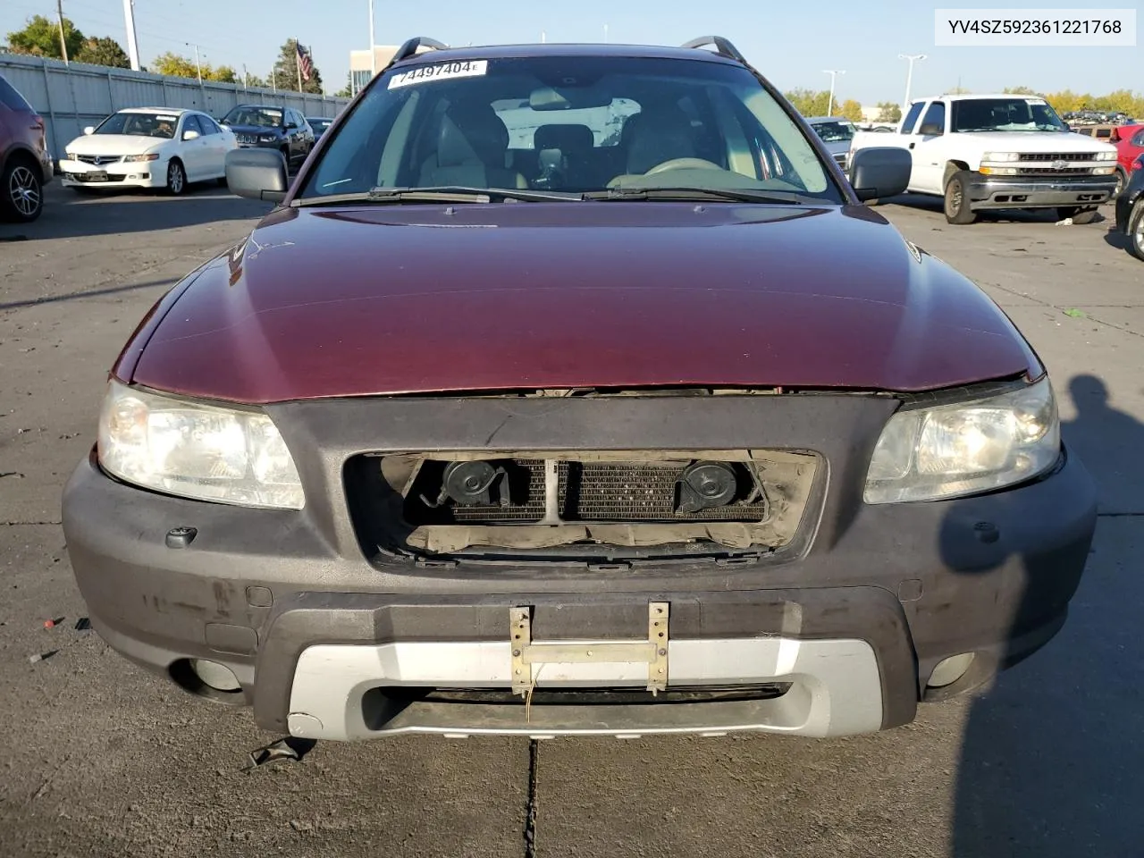 2006 Volvo Xc70 VIN: YV4SZ592361221768 Lot: 74497404