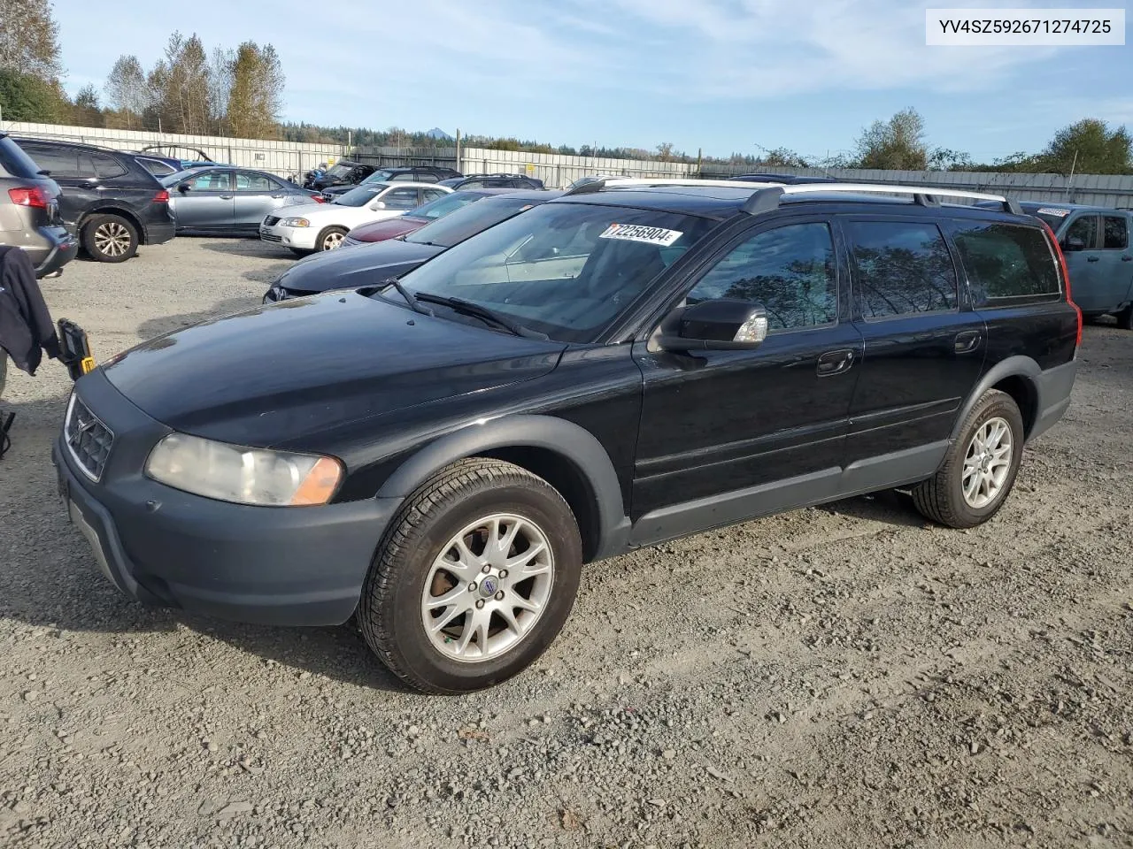 2007 Volvo Xc70 VIN: YV4SZ592671274725 Lot: 72256904