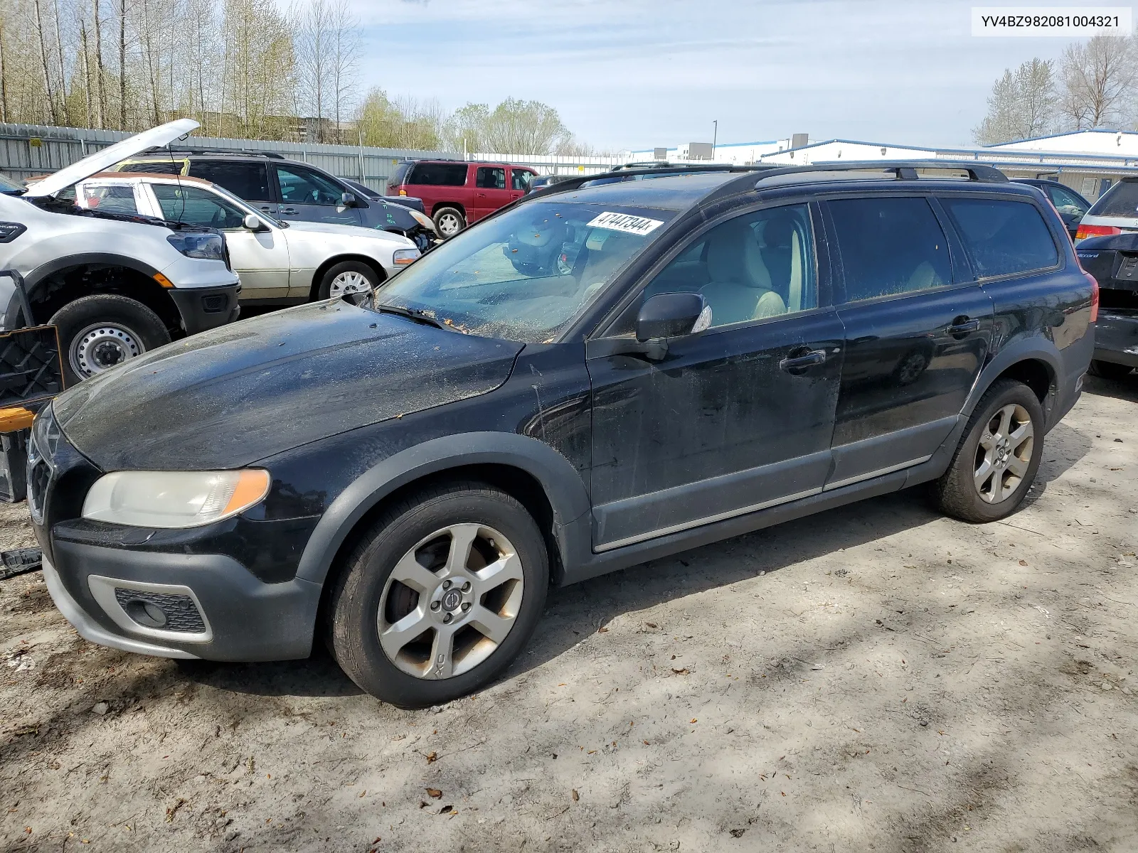 YV4BZ982081004321 2008 Volvo Xc70