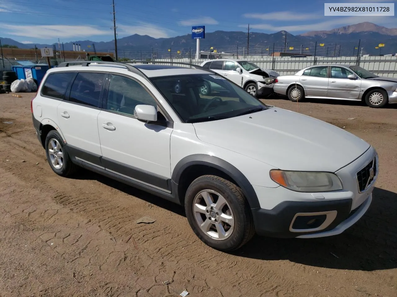 2008 Volvo Xc70 VIN: YV4BZ982X81011728 Lot: 72368434