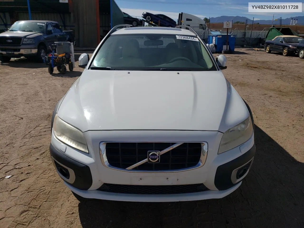 2008 Volvo Xc70 VIN: YV4BZ982X81011728 Lot: 72368434