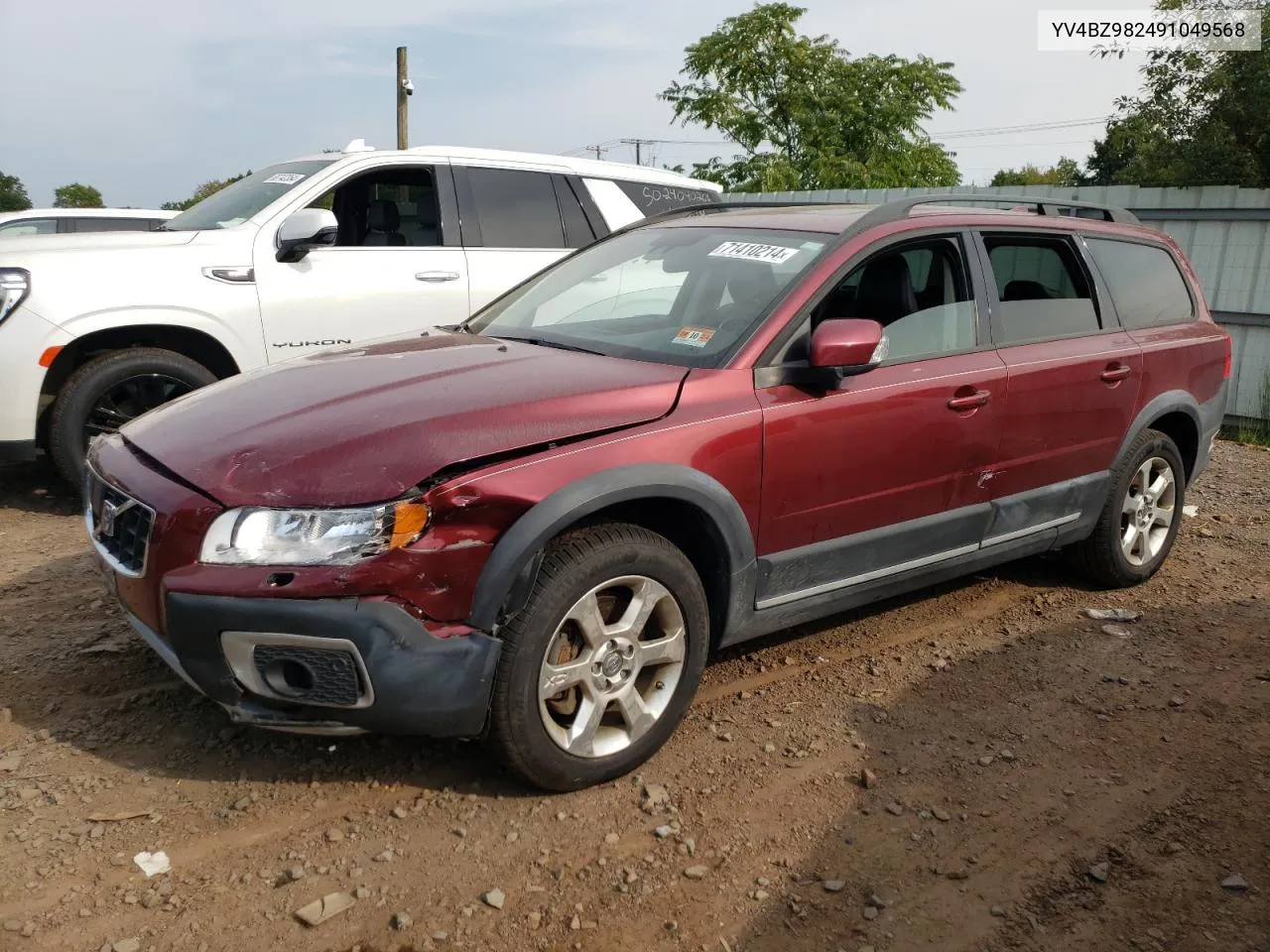 2009 Volvo Xc70 3.2 VIN: YV4BZ982491049568 Lot: 71410214