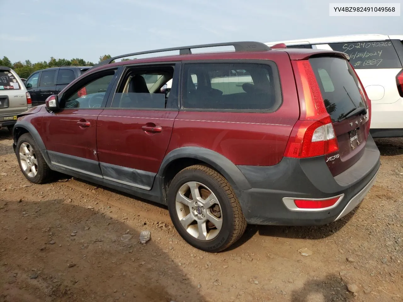 2009 Volvo Xc70 3.2 VIN: YV4BZ982491049568 Lot: 71410214