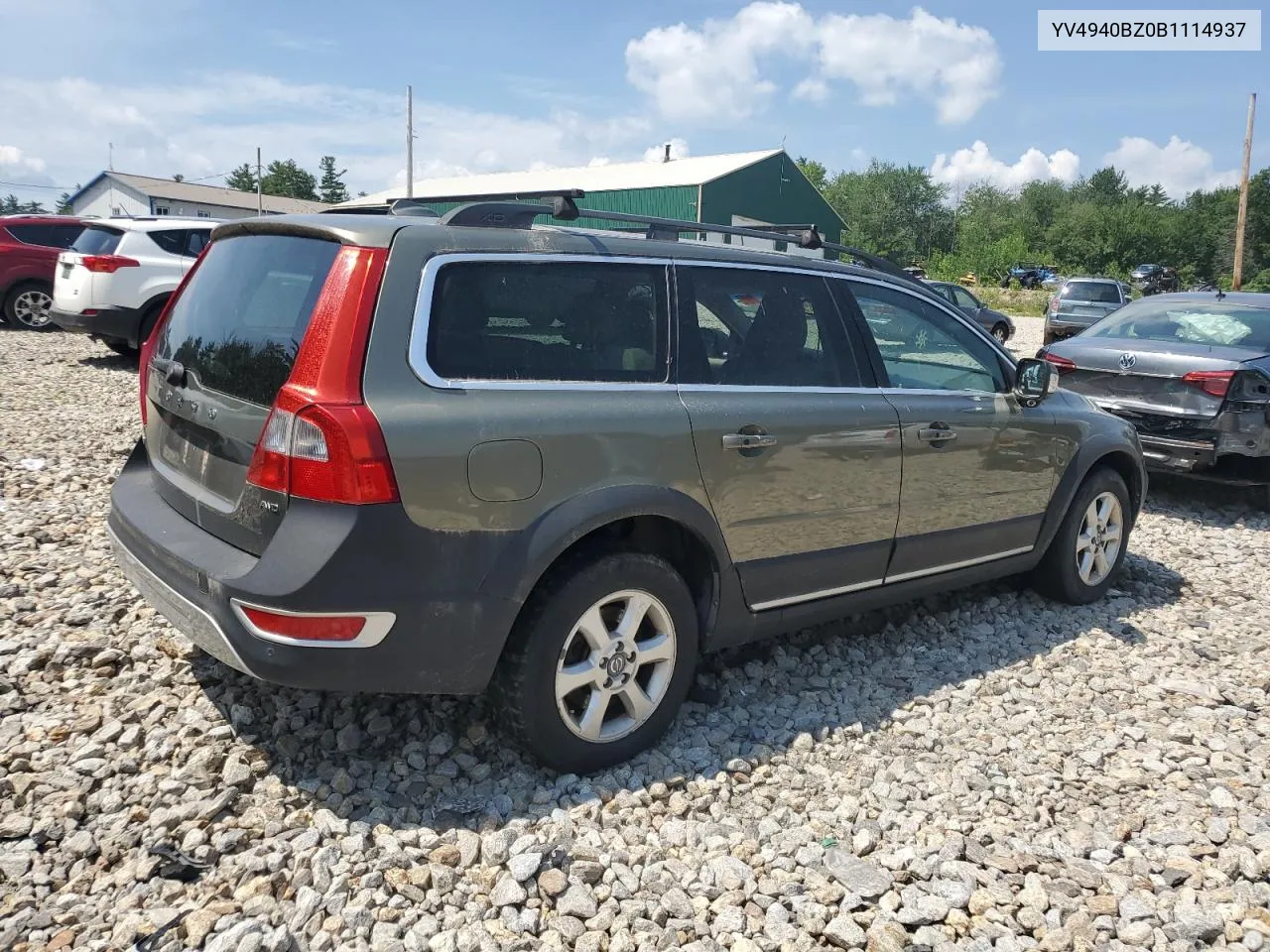 YV4940BZ0B1114937 2011 Volvo Xc70 3.2