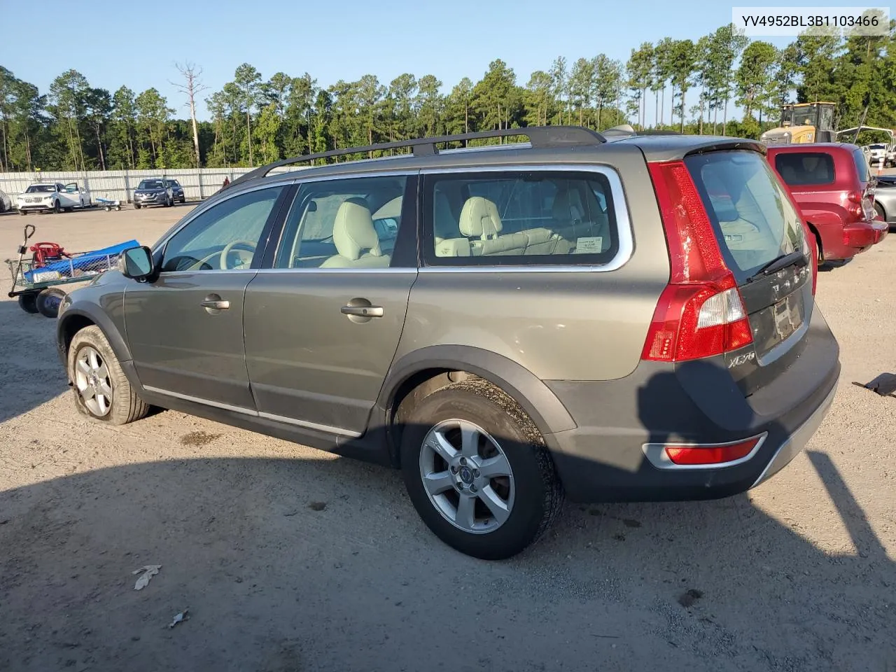 2011 Volvo Xc70 3.2 VIN: YV4952BL3B1103466 Lot: 69307244