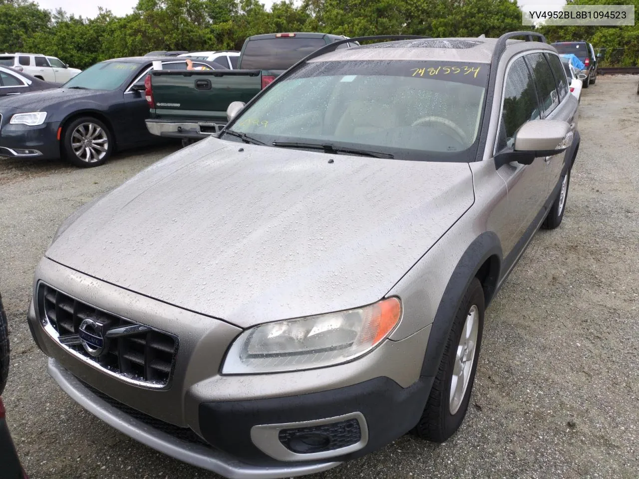 2011 Volvo Xc70 3.2 VIN: YV4952BL8B1094523 Lot: 74815534