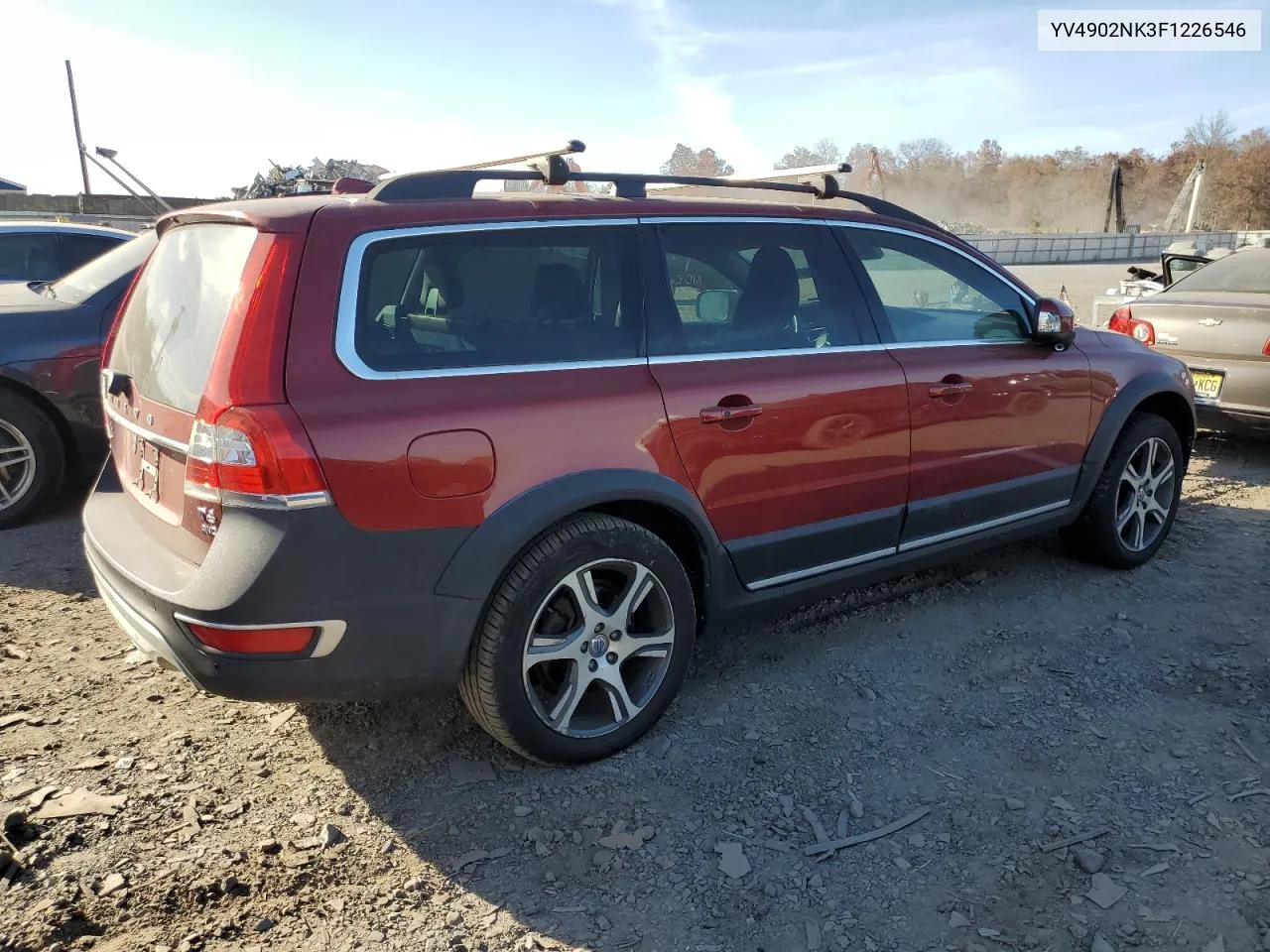 YV4902NK3F1226546 2015 Volvo Xc70 T6 Premier