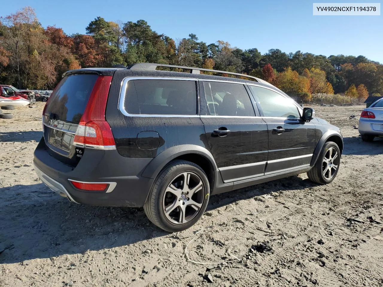 YV4902NCXF1194378 2015 Volvo Xc70 T6 Premier+