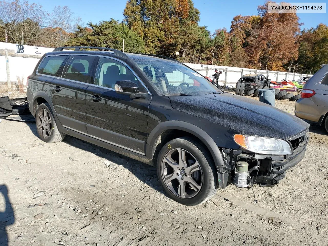 YV4902NCXF1194378 2015 Volvo Xc70 T6 Premier+