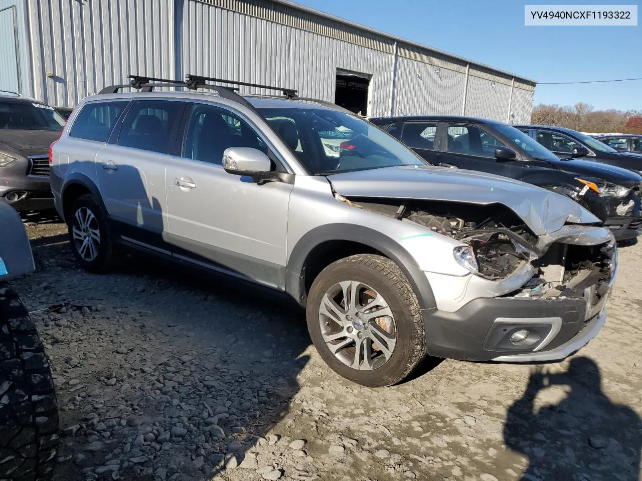 2015 Volvo Xc70 3.2 Premier + VIN: YV4940NCXF1193322 Lot: 79788724