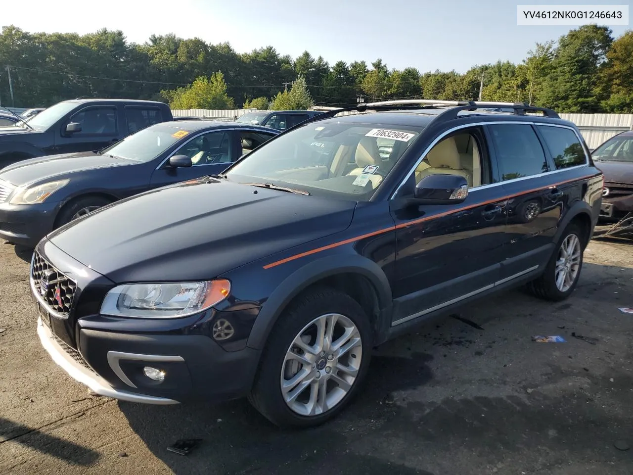 2016 Volvo Xc70 T5 Premier VIN: YV4612NK0G1246643 Lot: 70632904