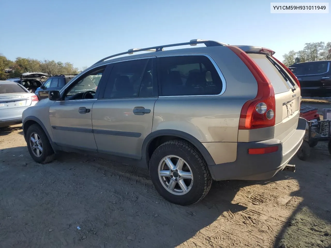 2003 Volvo Xc90 VIN: YV1CM59H931011949 Lot: 76229094