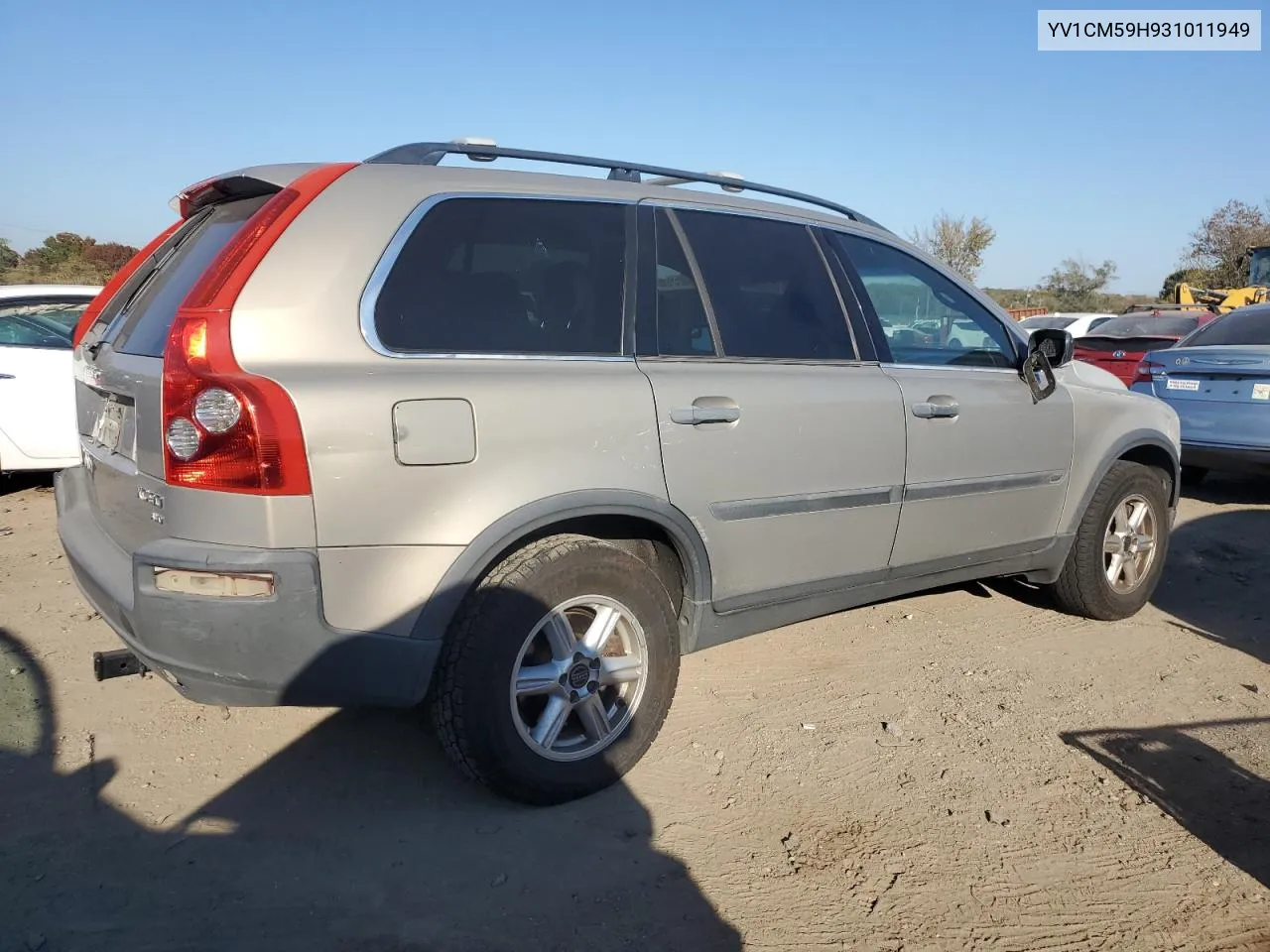 2003 Volvo Xc90 VIN: YV1CM59H931011949 Lot: 76229094