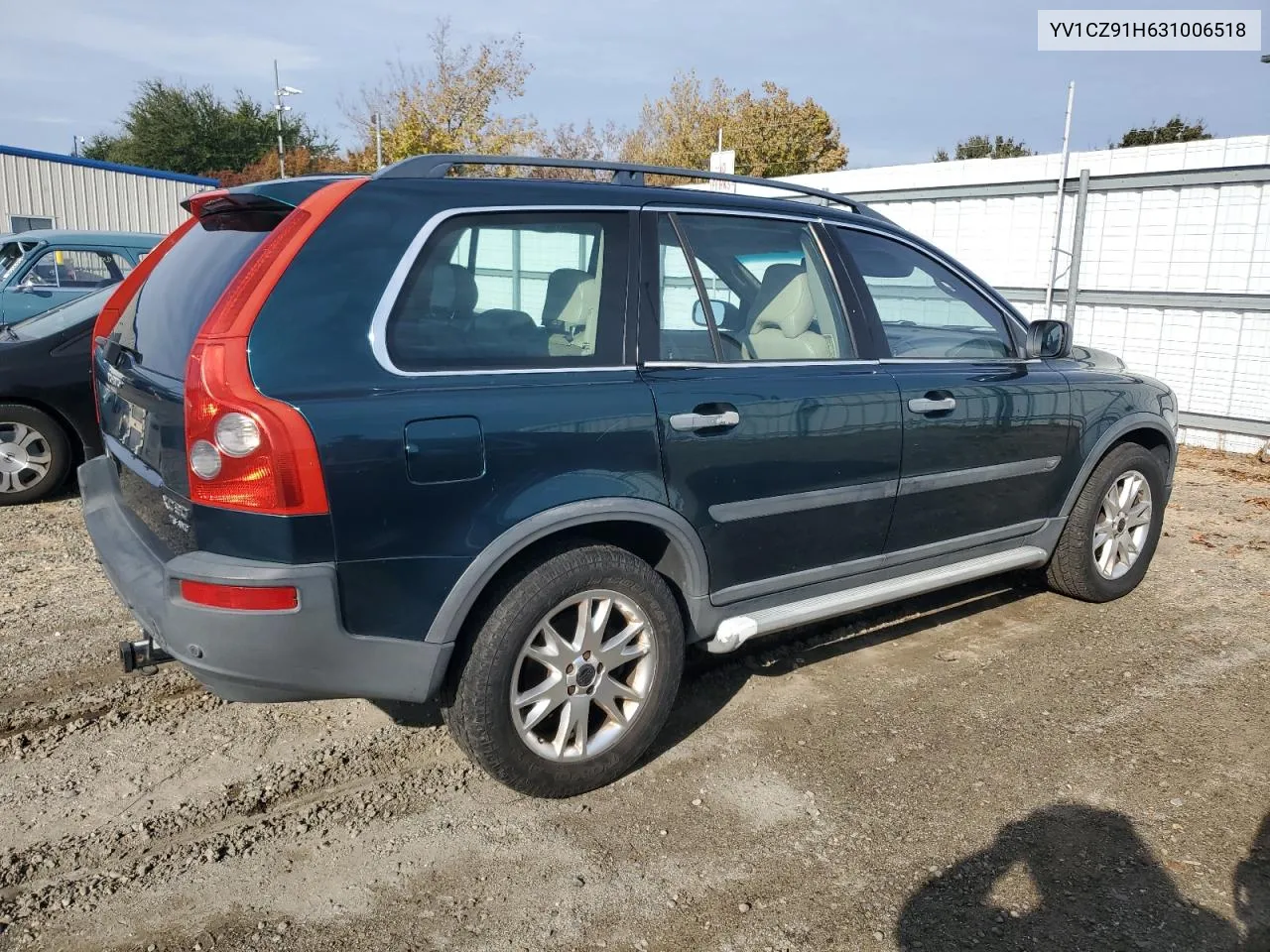 2003 Volvo Xc90 T6 VIN: YV1CZ91H631006518 Lot: 80127254