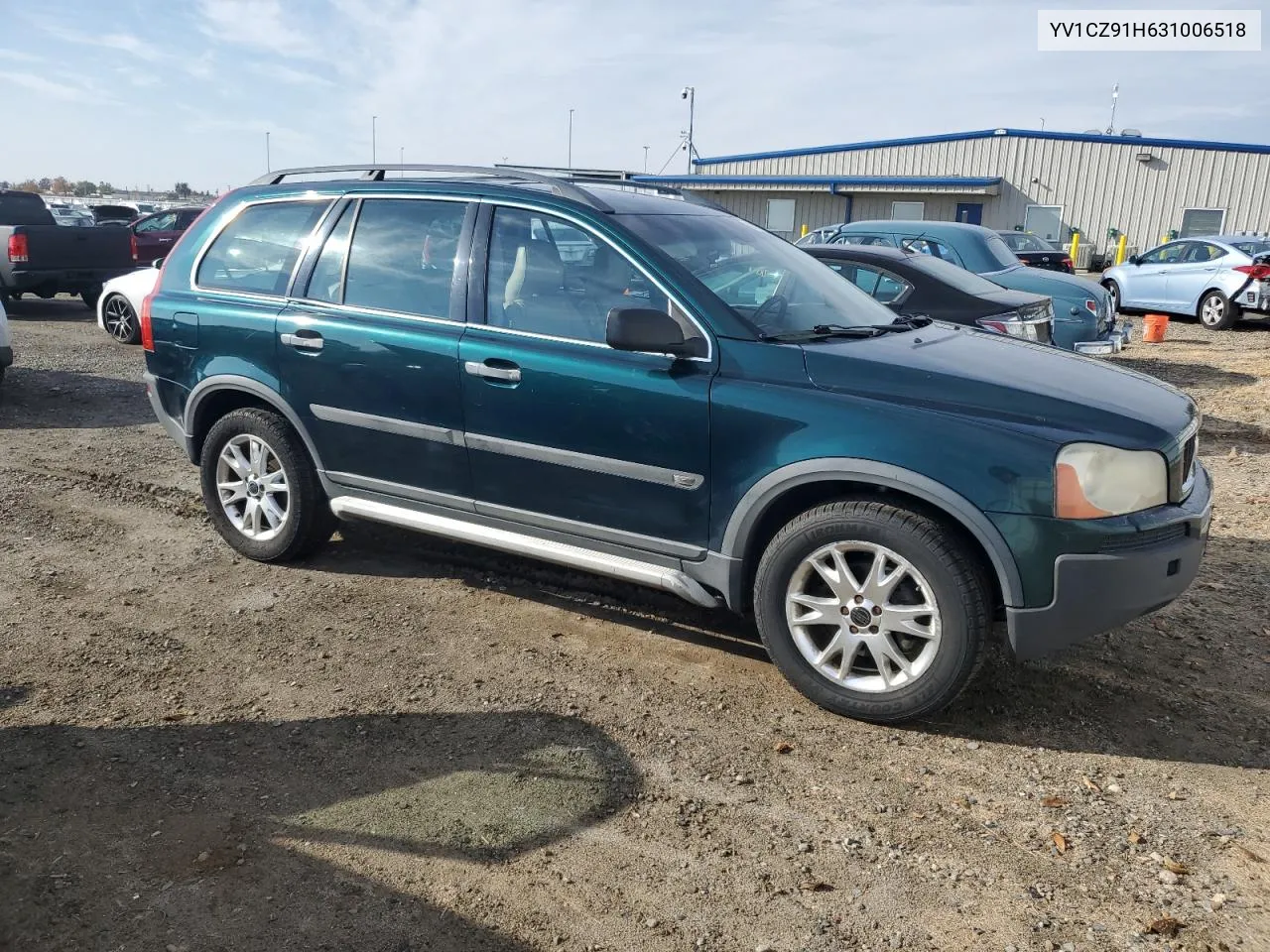 2003 Volvo Xc90 T6 VIN: YV1CZ91H631006518 Lot: 80127254