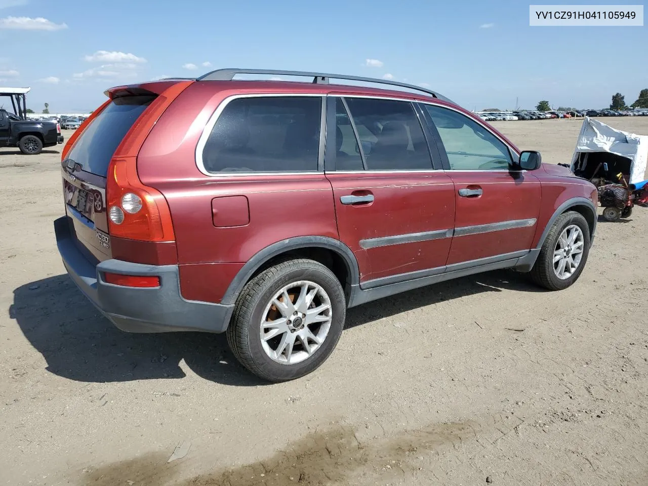 2004 Volvo Xc90 T6 VIN: YV1CZ91H041105949 Lot: 52389454