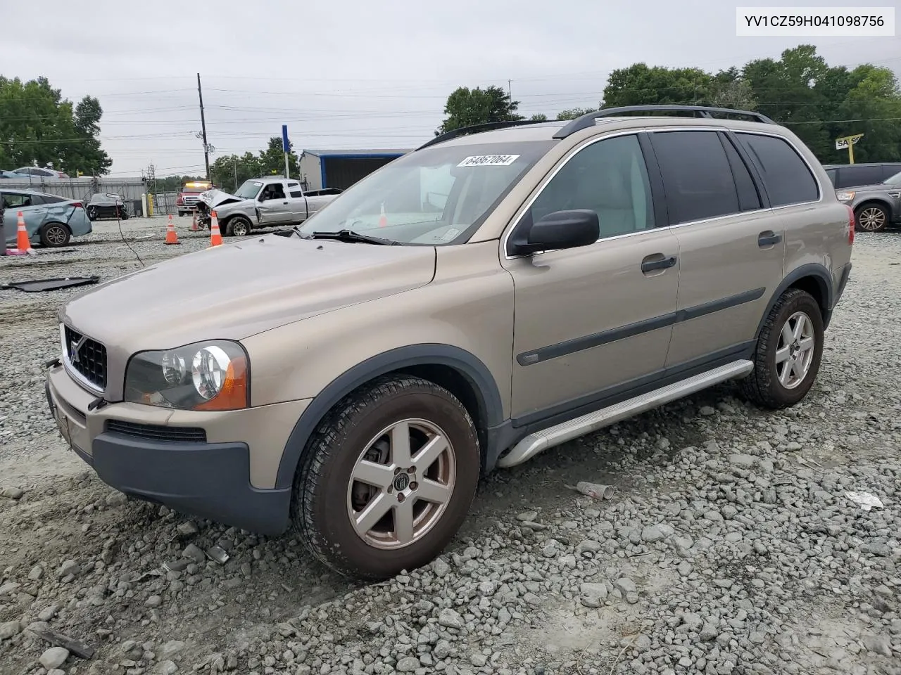 2004 Volvo Xc90 VIN: YV1CZ59H041098756 Lot: 64867064