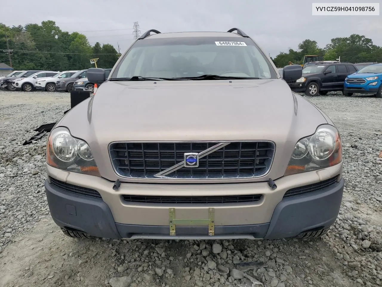 2004 Volvo Xc90 VIN: YV1CZ59H041098756 Lot: 64867064