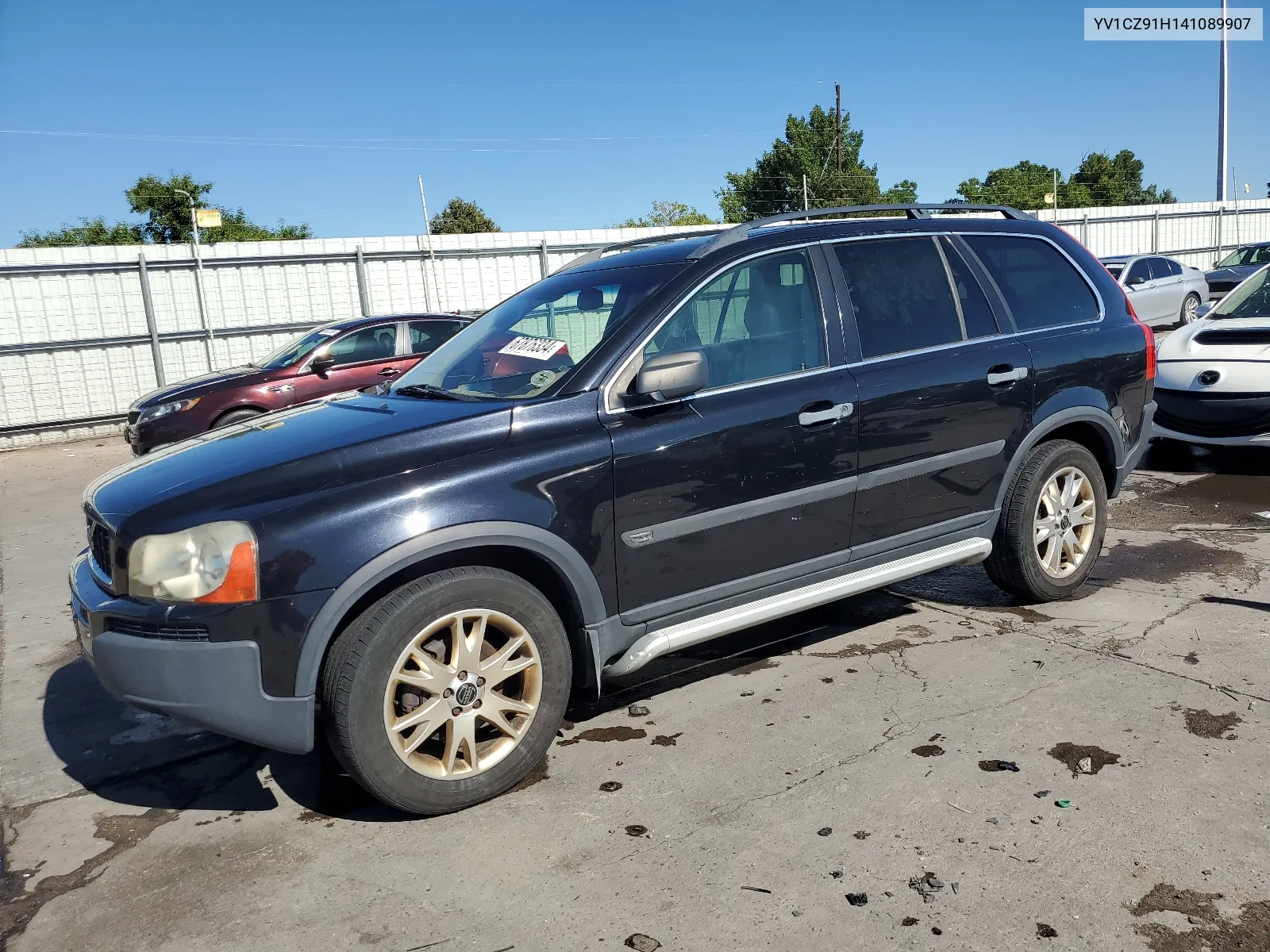 2004 Volvo Xc90 T6 VIN: YV1CZ91H141089907 Lot: 67876334