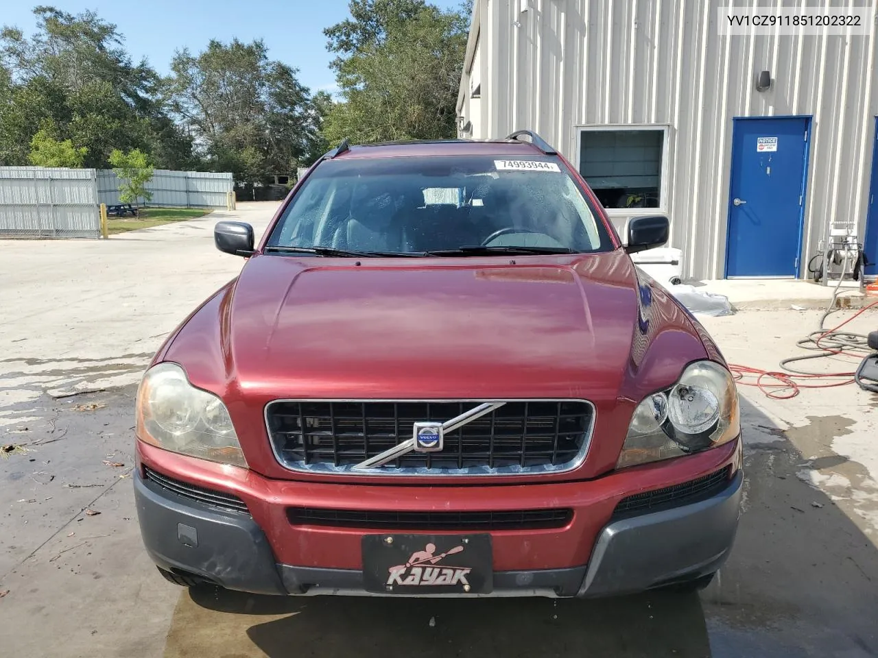 2005 Volvo Xc90 T6 VIN: YV1CZ911851202322 Lot: 74993944