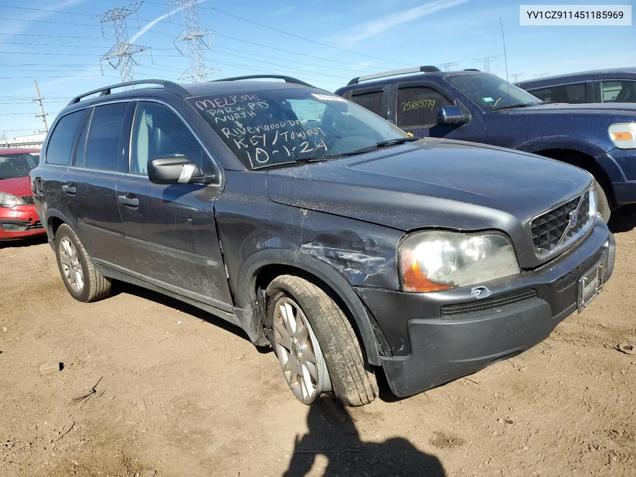 2005 Volvo Xc90 T6 VIN: YV1CZ911451185969 Lot: 76110044