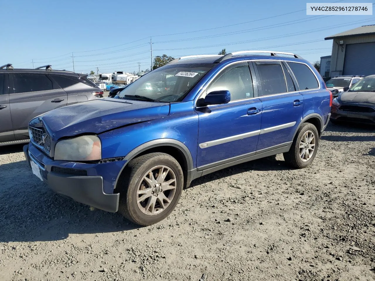 2006 Volvo Xc90 V8 VIN: YV4CZ852961278746 Lot: 74236264