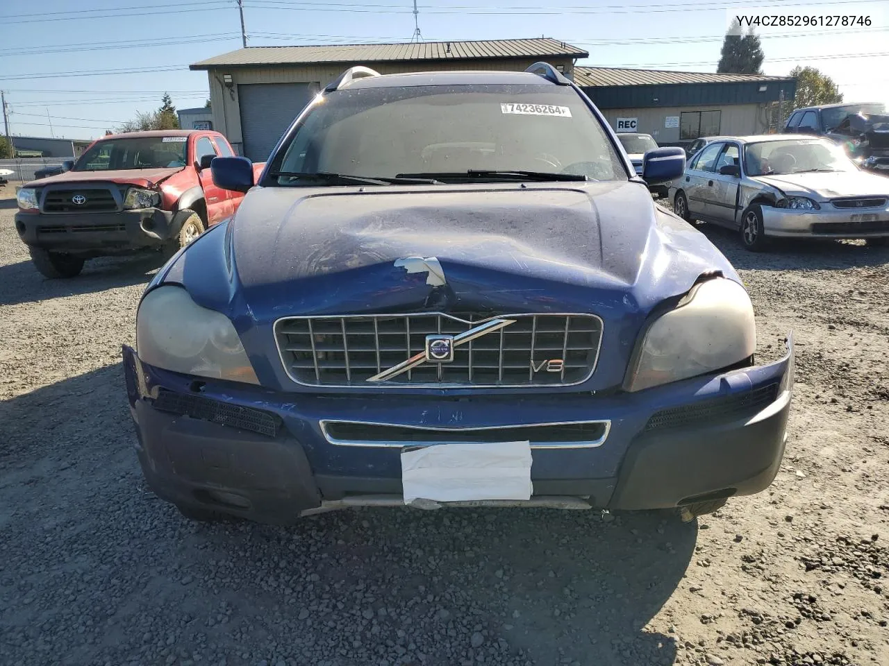 2006 Volvo Xc90 V8 VIN: YV4CZ852961278746 Lot: 74236264