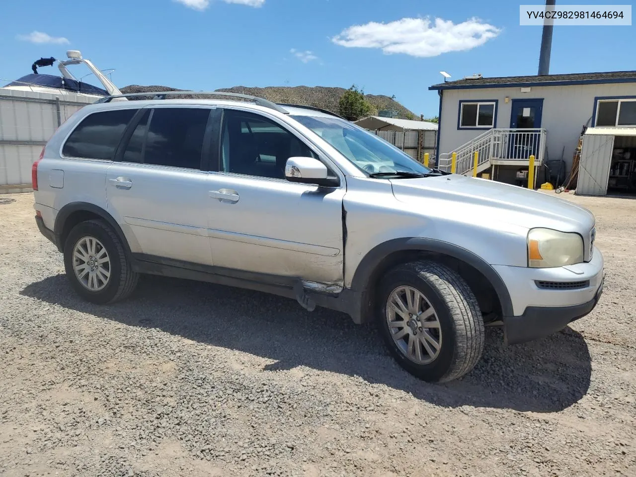 2008 Volvo Xc90 3.2 VIN: YV4CZ982981464694 Lot: 67004334