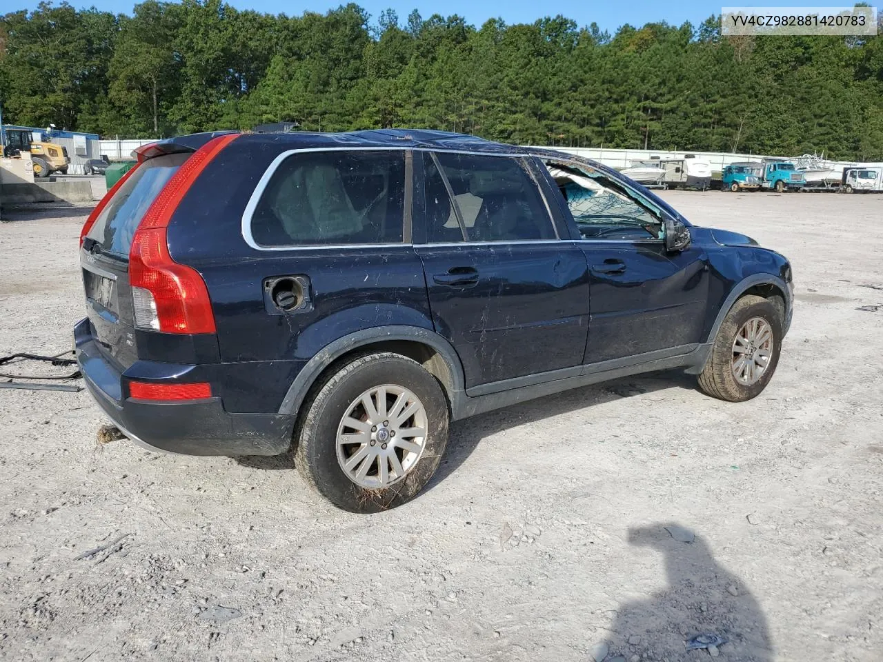 2008 Volvo Xc90 3.2 VIN: YV4CZ982881420783 Lot: 75241514