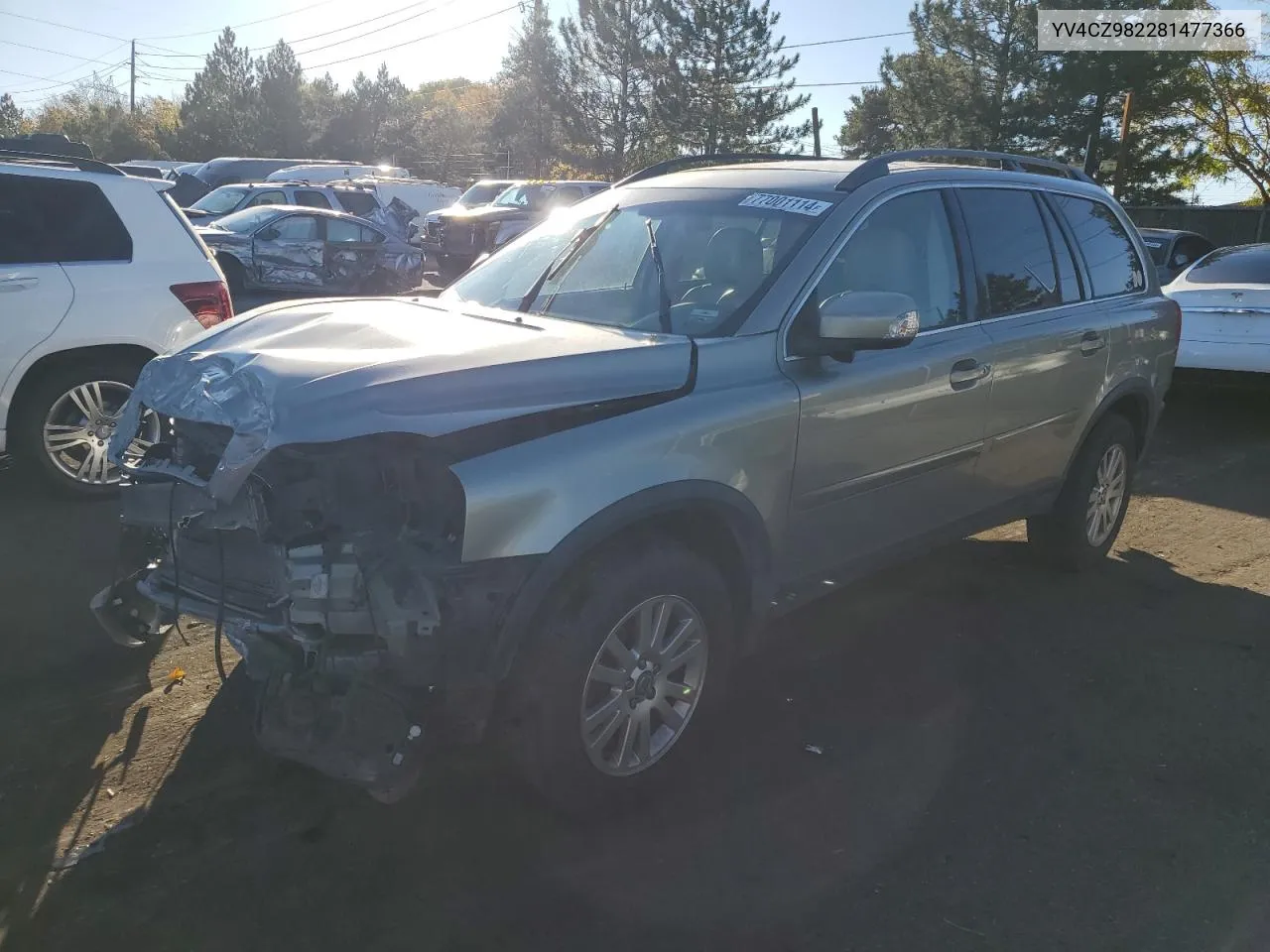 2008 Volvo Xc90 3.2 VIN: YV4CZ982281477366 Lot: 77001114