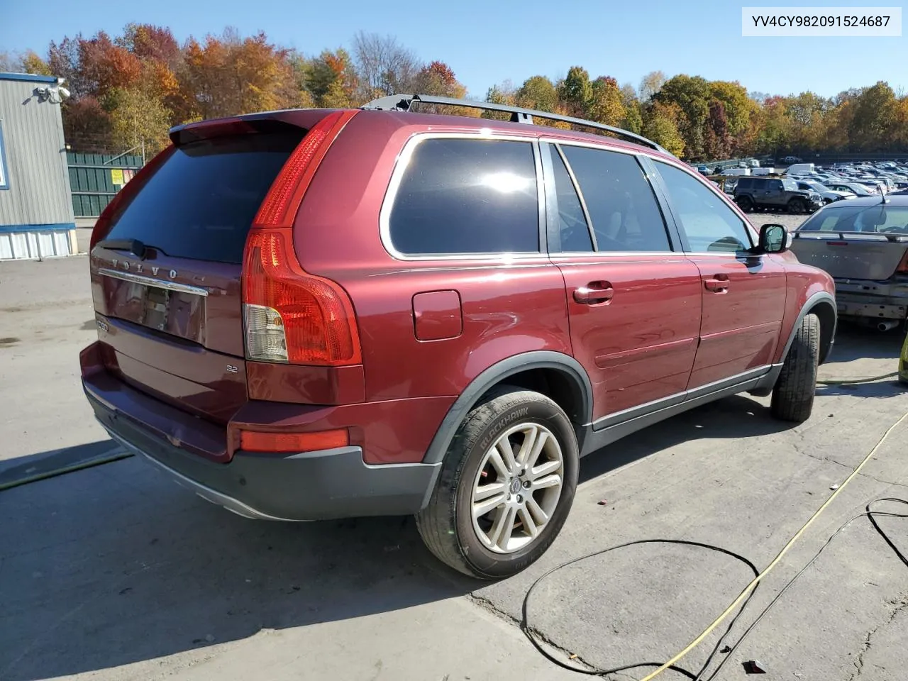 2009 Volvo Xc90 3.2 VIN: YV4CY982091524687 Lot: 77031004