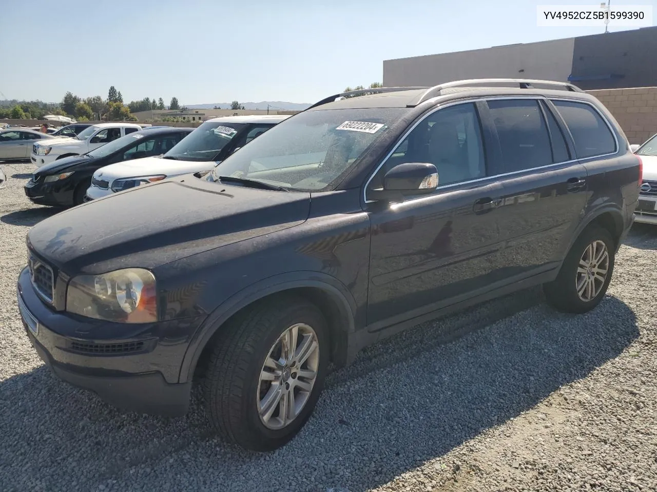 2011 Volvo Xc90 3.2 VIN: YV4952CZ5B1599390 Lot: 69222204