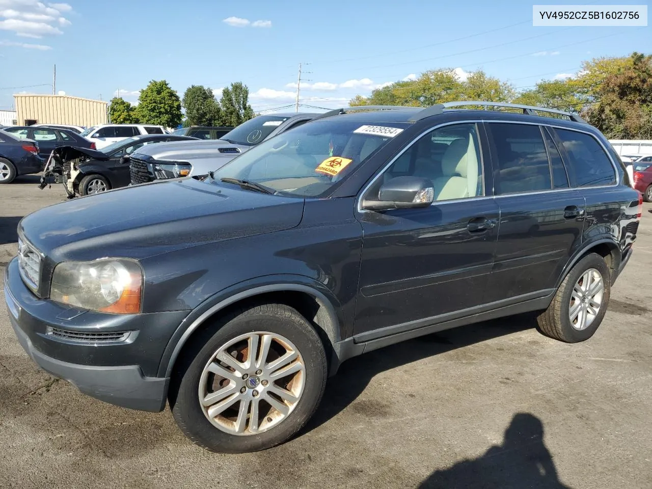 2011 Volvo Xc90 3.2 VIN: YV4952CZ5B1602756 Lot: 72329554