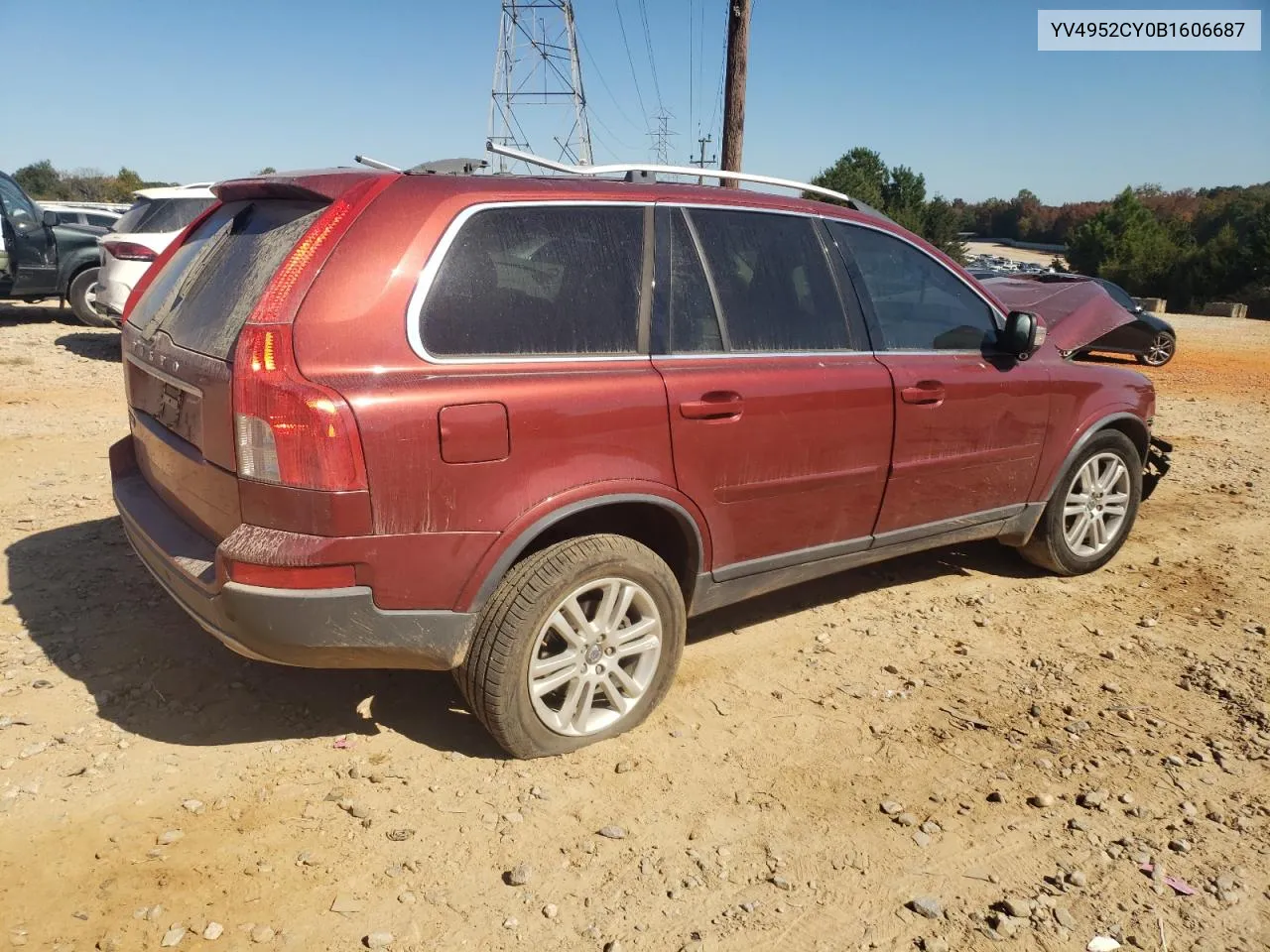 2011 Volvo Xc90 3.2 VIN: YV4952CY0B1606687 Lot: 76925714