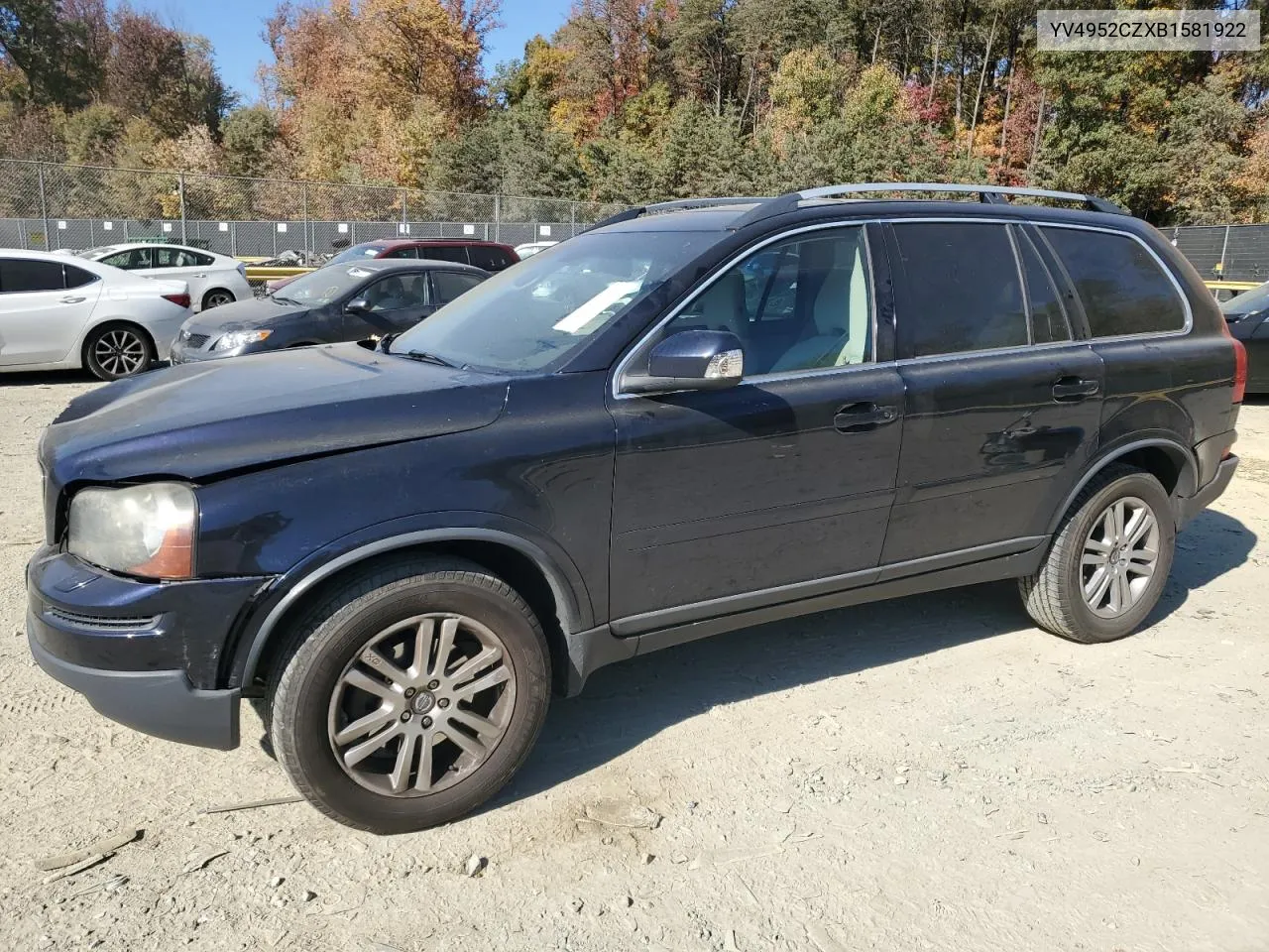 2011 Volvo Xc90 3.2 VIN: YV4952CZXB1581922 Lot: 77253864