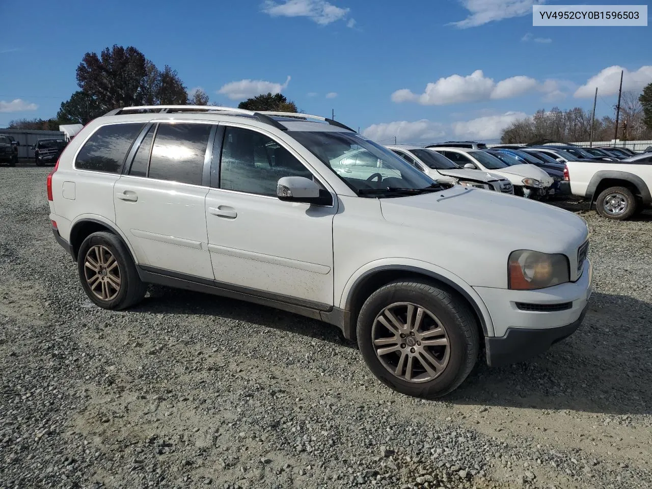 2011 Volvo Xc90 3.2 VIN: YV4952CY0B1596503 Lot: 79831114