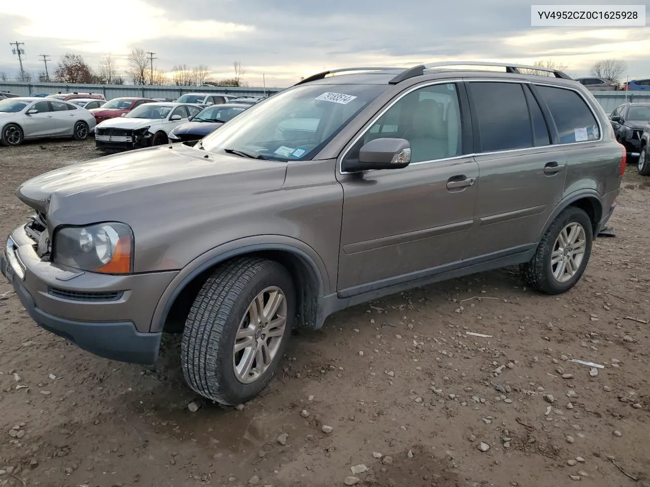 2012 Volvo Xc90 3.2 VIN: YV4952CZ0C1625928 Lot: 79183514