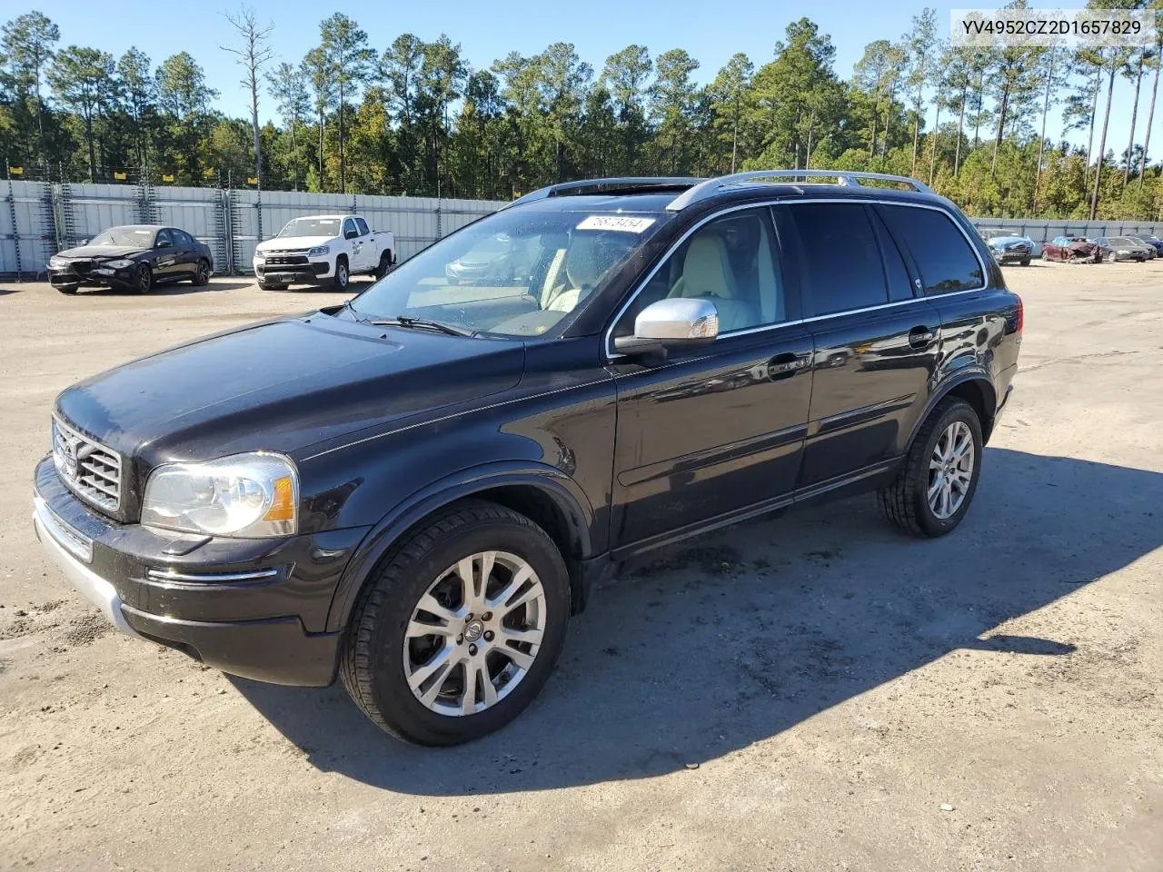 2013 Volvo Xc90 3.2 VIN: YV4952CZ2D1657829 Lot: 75873454