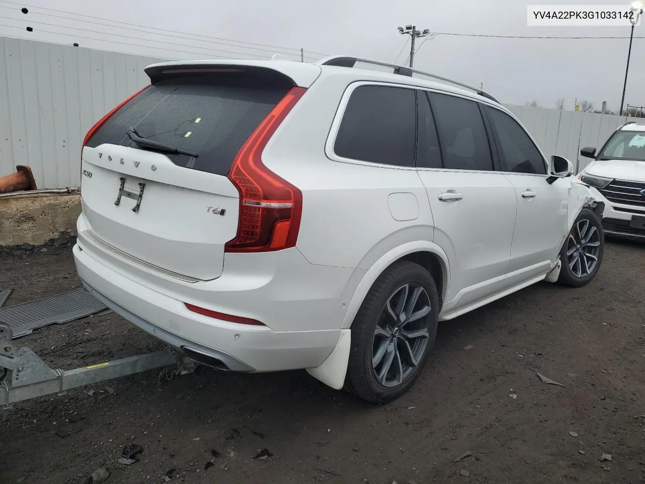 YV4A22PK3G1033142 2016 Volvo Xc90 T6