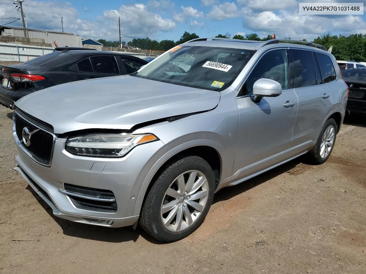 2016 Volvo Xc90 T6 VIN: YV4A22PK7G1031488 Lot: 56690944