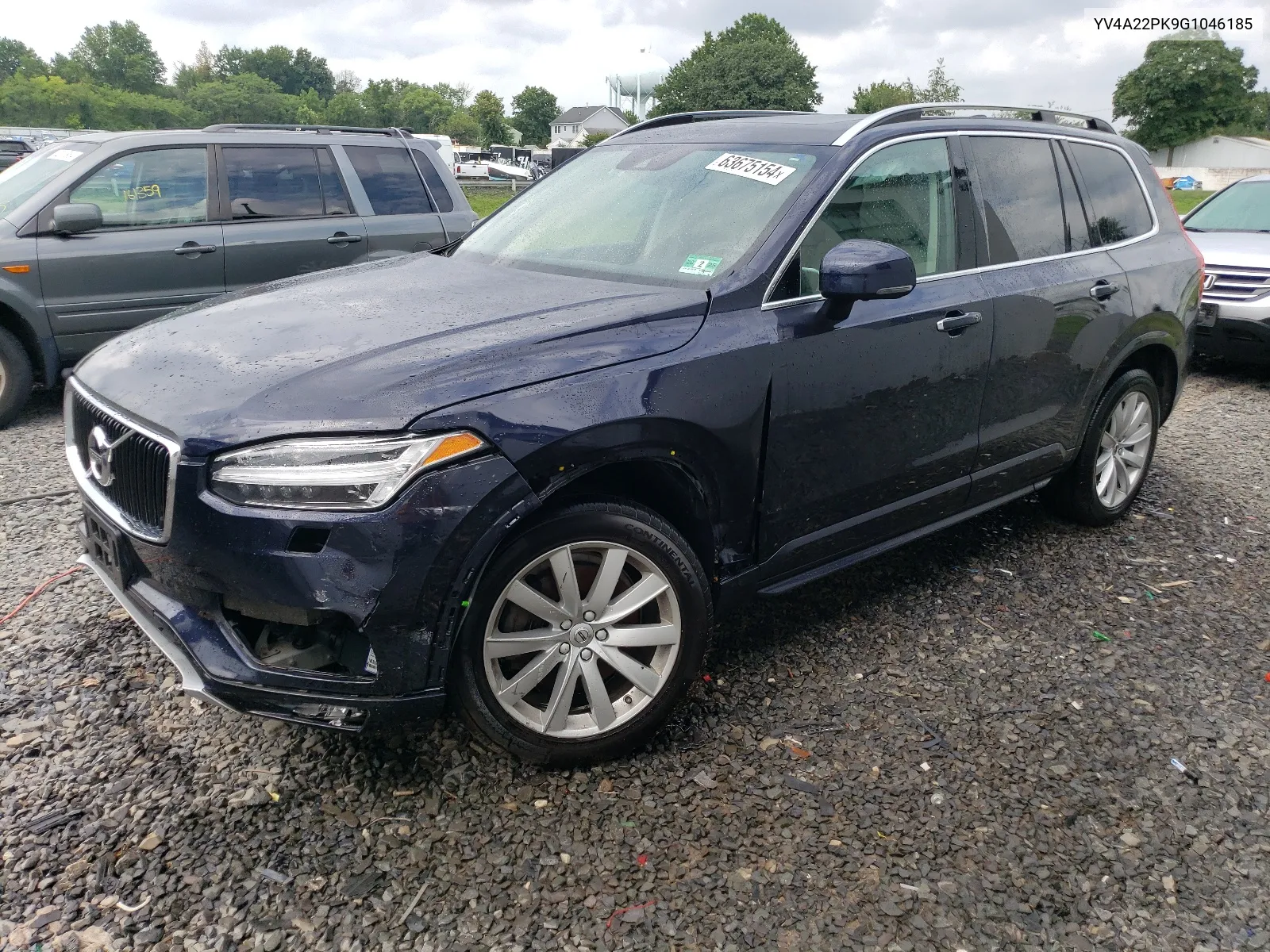 2016 Volvo Xc90 T6 VIN: YV4A22PK9G1046185 Lot: 63675154