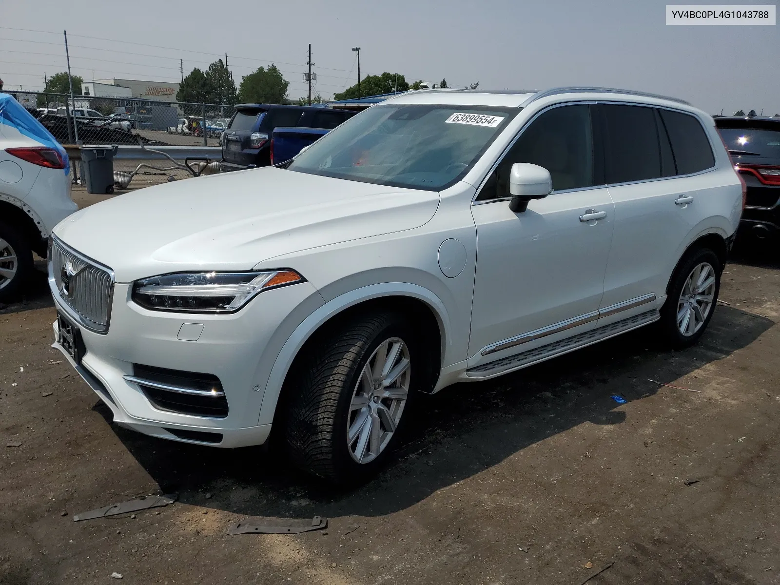 2016 Volvo Xc90 T8 VIN: YV4BC0PL4G1043788 Lot: 63899554