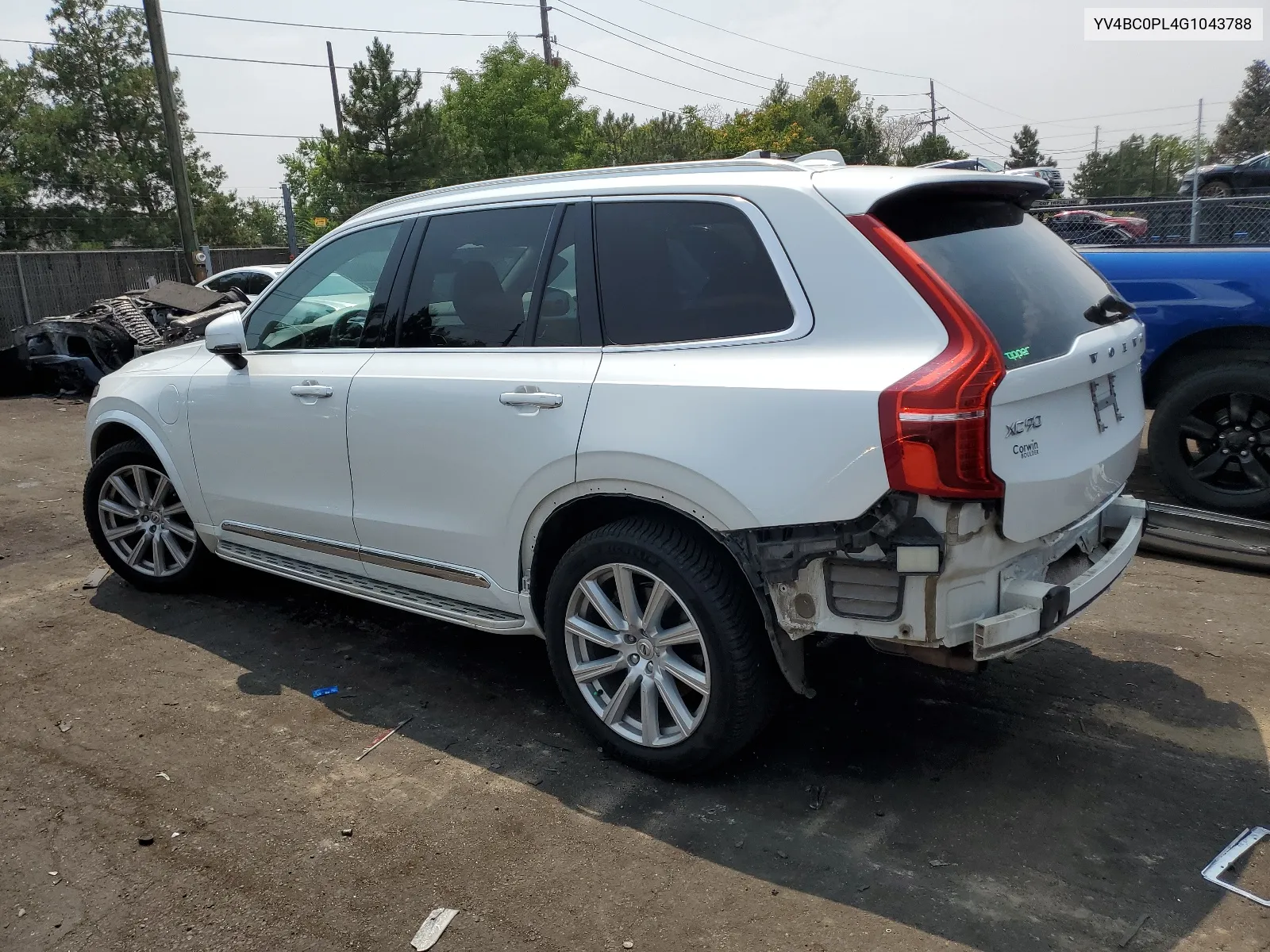 YV4BC0PL4G1043788 2016 Volvo Xc90 T8