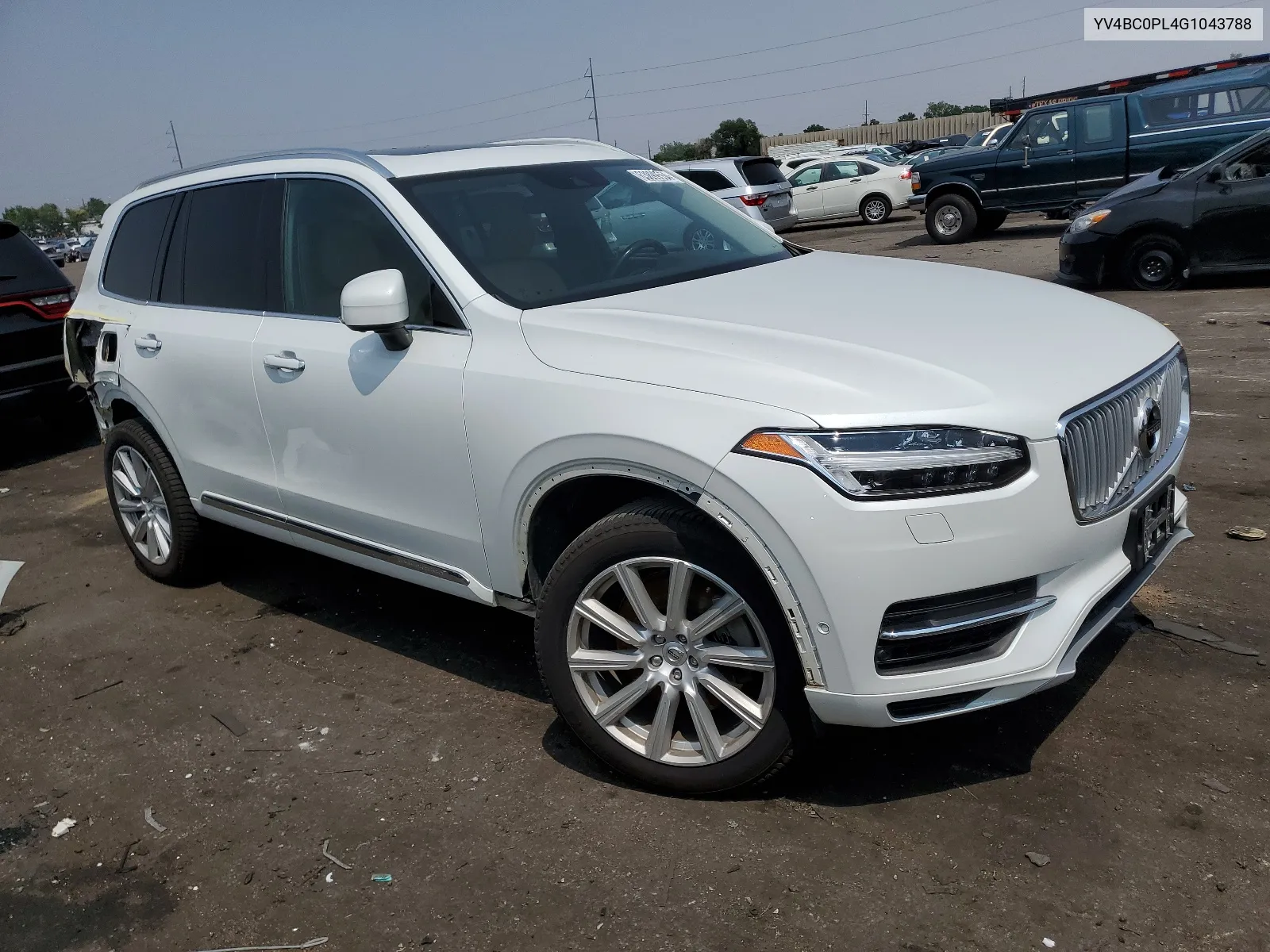 2016 Volvo Xc90 T8 VIN: YV4BC0PL4G1043788 Lot: 63899554