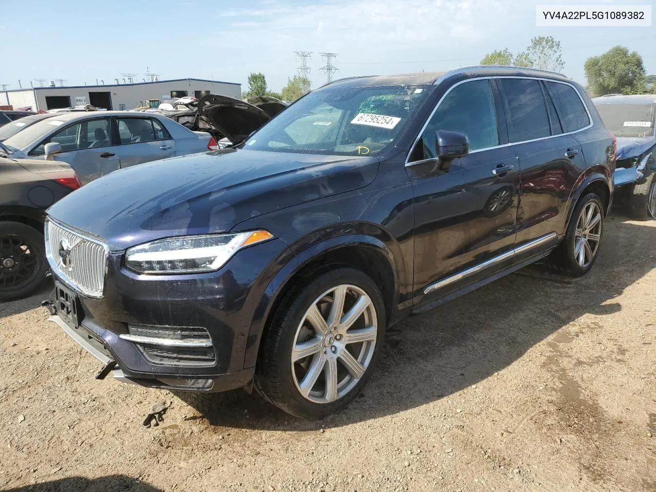 YV4A22PL5G1089382 2016 Volvo Xc90 T6