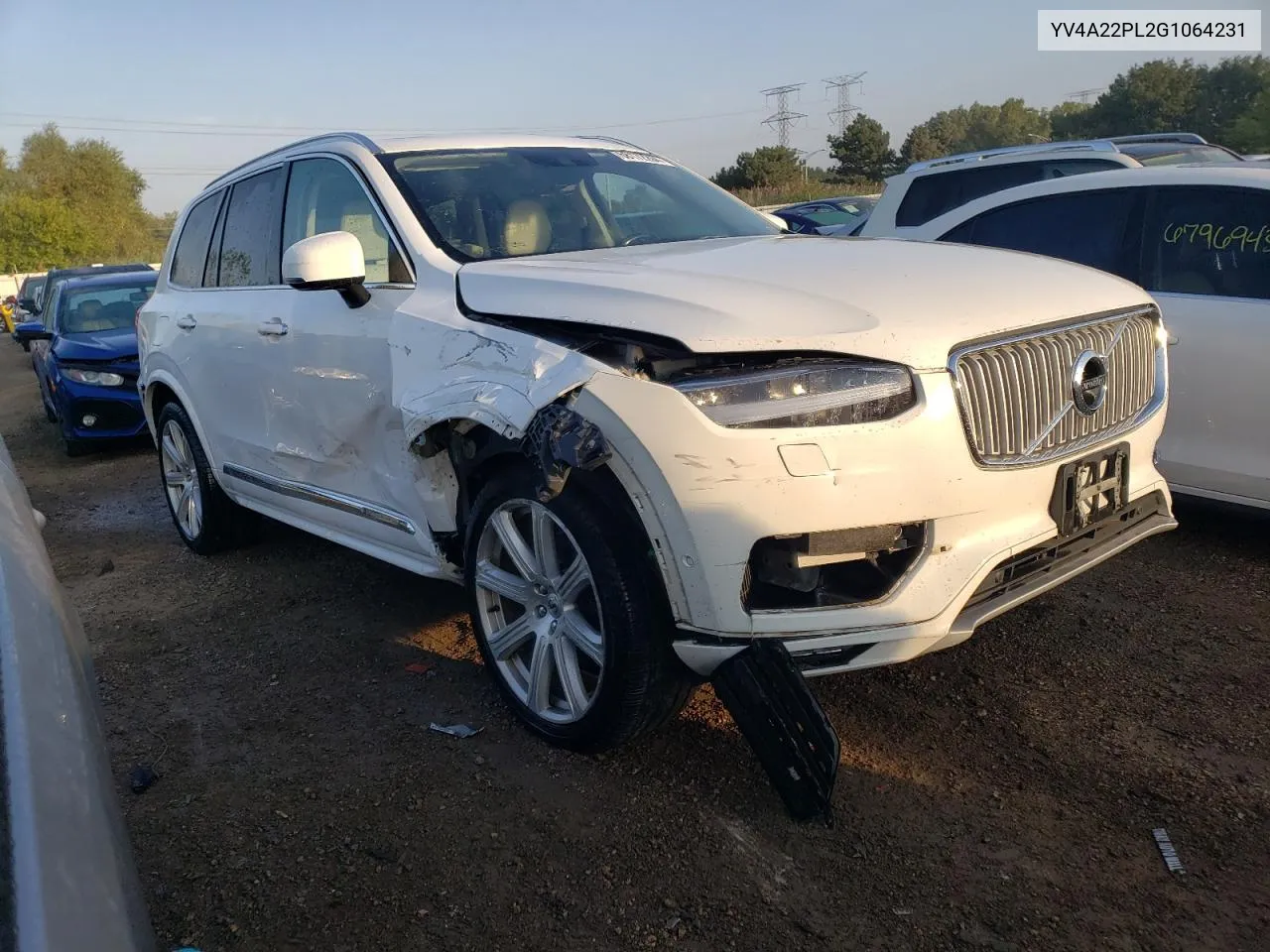 2016 Volvo Xc90 T6 VIN: YV4A22PL2G1064231 Lot: 68172294