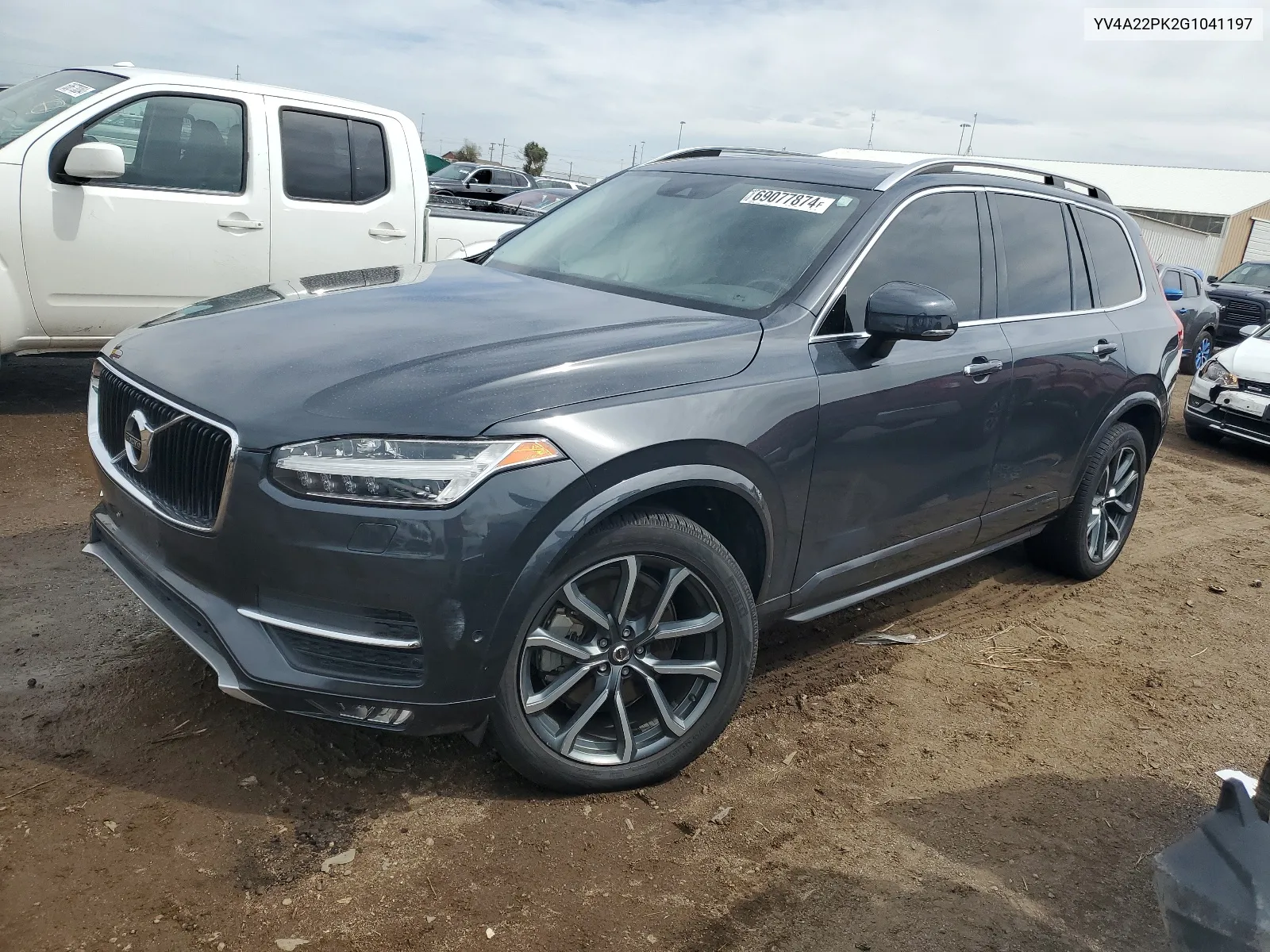 YV4A22PK2G1041197 2016 Volvo Xc90 T6