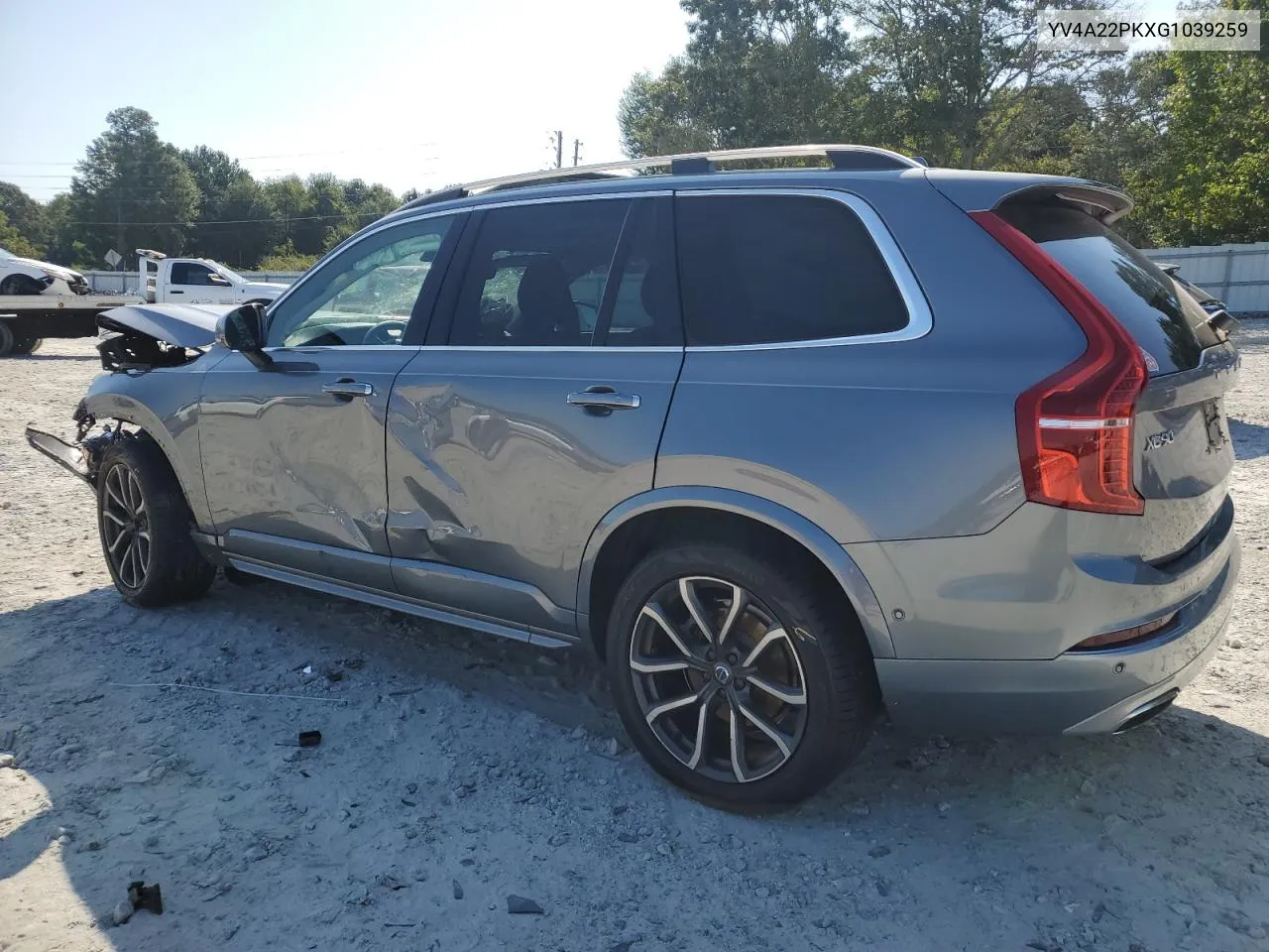 2016 Volvo Xc90 T6 VIN: YV4A22PKXG1039259 Lot: 69400344