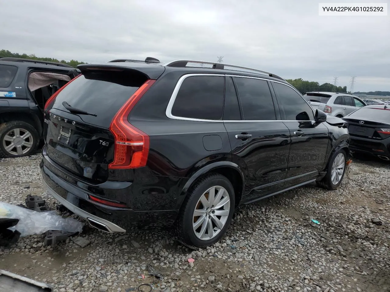 YV4A22PK4G1025292 2016 Volvo Xc90 T6