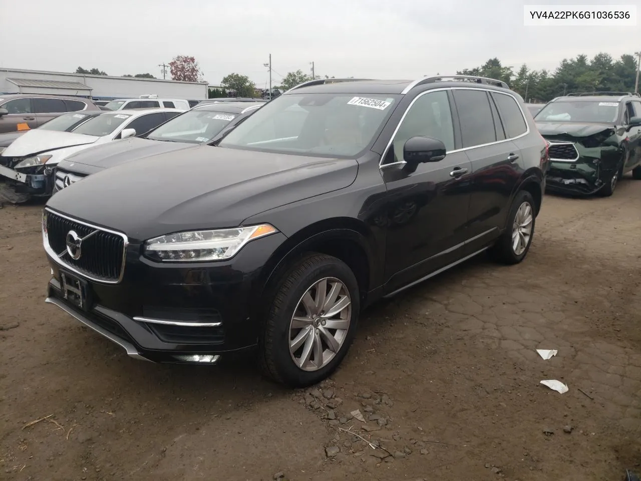 2016 Volvo Xc90 T6 VIN: YV4A22PK6G1036536 Lot: 71562504